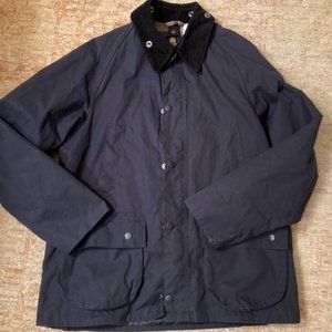 BARBOUR Midnight Blue Classic Tartan Corduroy Jacket Kids XXL (or Women's S)